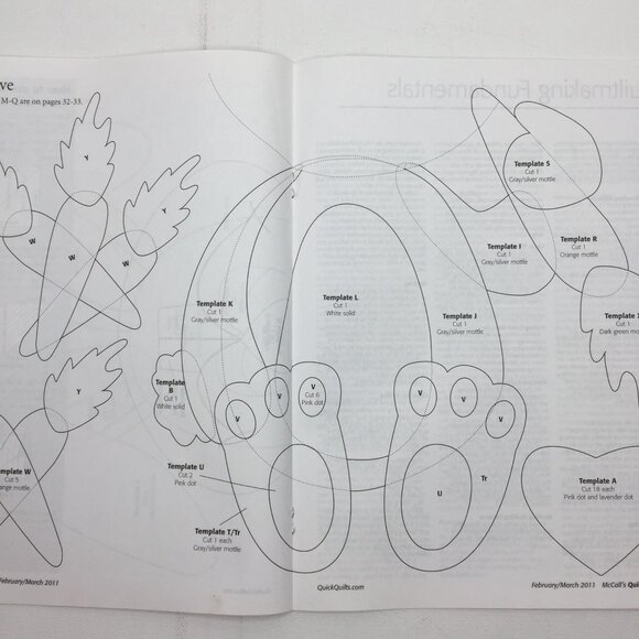 McCalls Quick Quilts Magazine Feb Mar 2011 15 Sewing Patterns & Tips Modern Easy - Picture 7 of 13